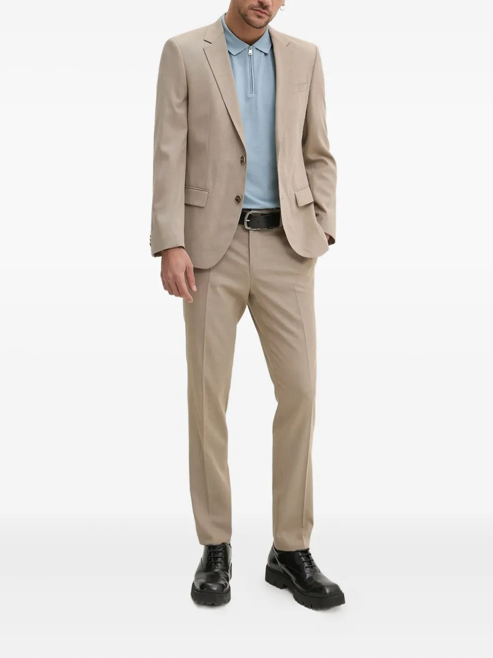 HUGO Straight broek - Beige