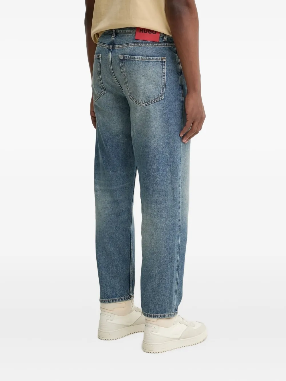 HUGO straight-leg jeans - Blauw