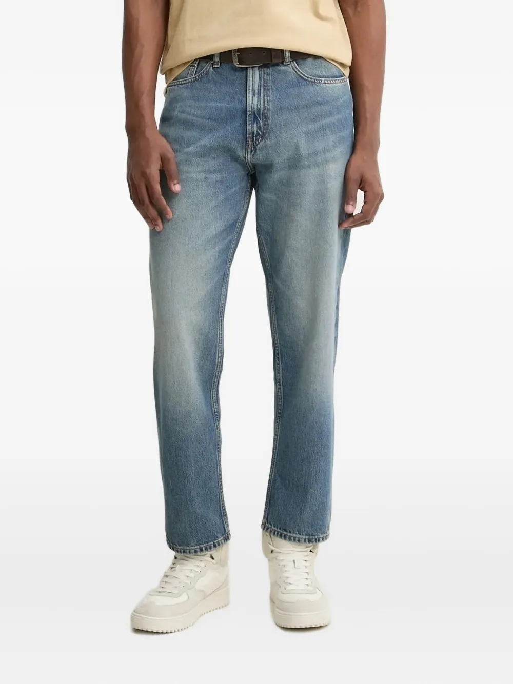 HUGO straight-leg jeans Blauw