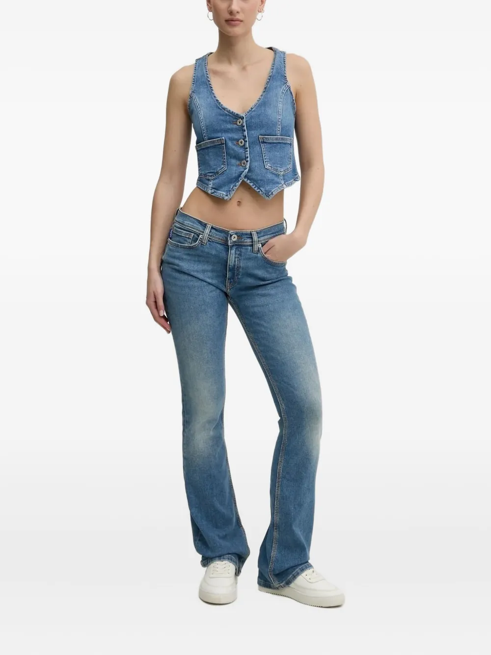 HUGO Bootcut jeans Blauw