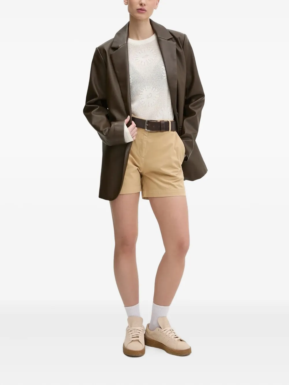 HUGO Formele shorts Beige