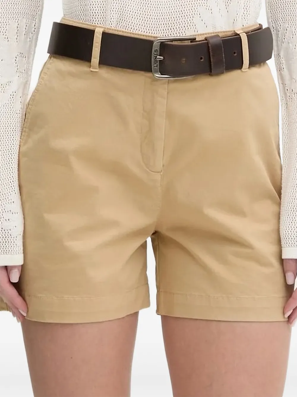HUGO Formele shorts Beige