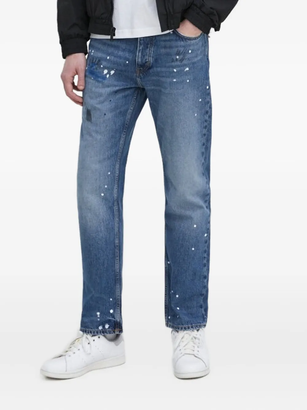 HUGO Jeans met logopatch Blauw