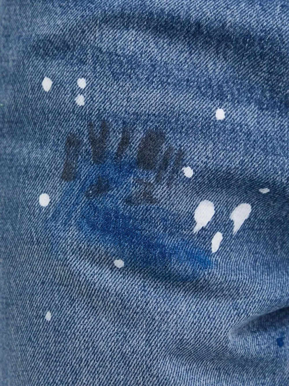 HUGO Jeans met logopatch Blauw