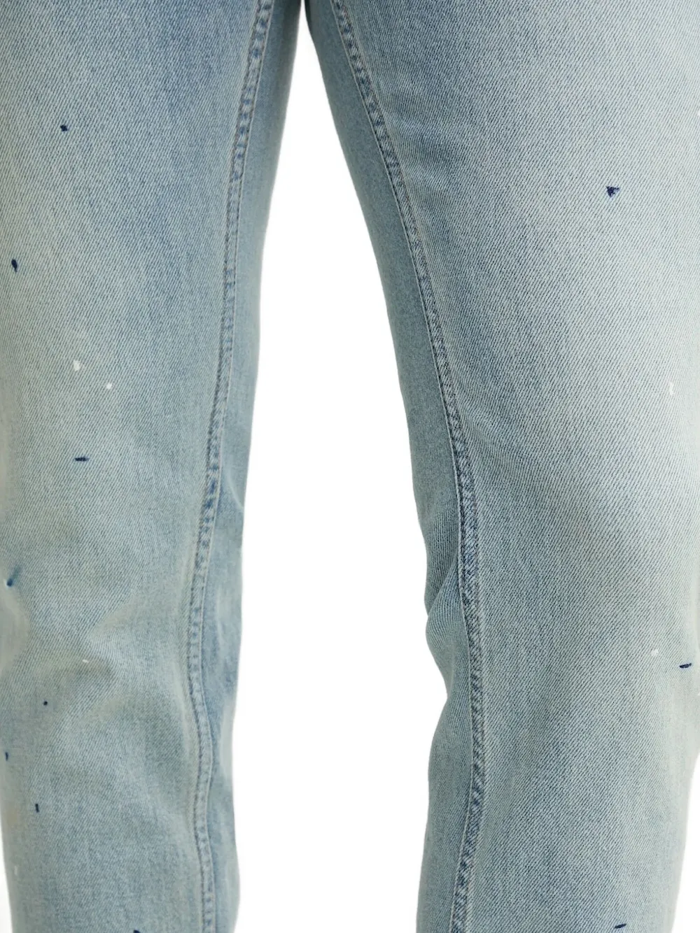 HUGO Jeans met verfspatten Blauw