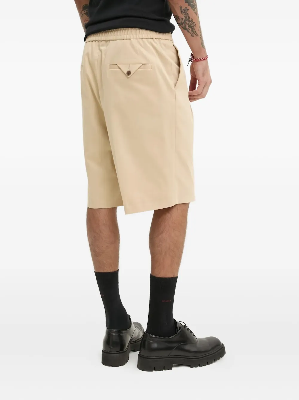 HUGO pleated shorts Beige