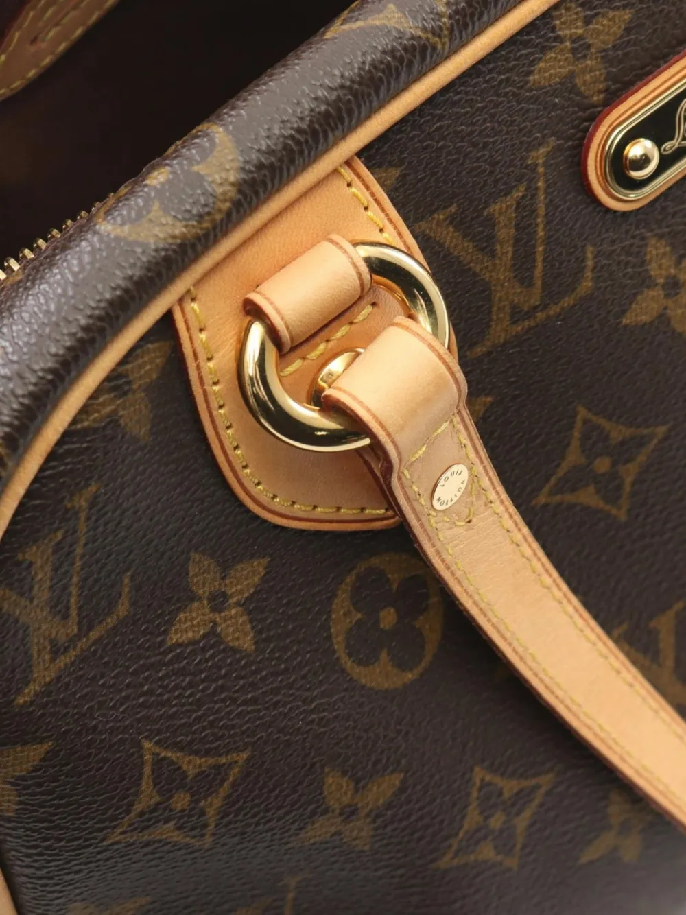 Pre-owned Louis Vuitton 2009 Montorgueil Pm Tote Bag In Brown