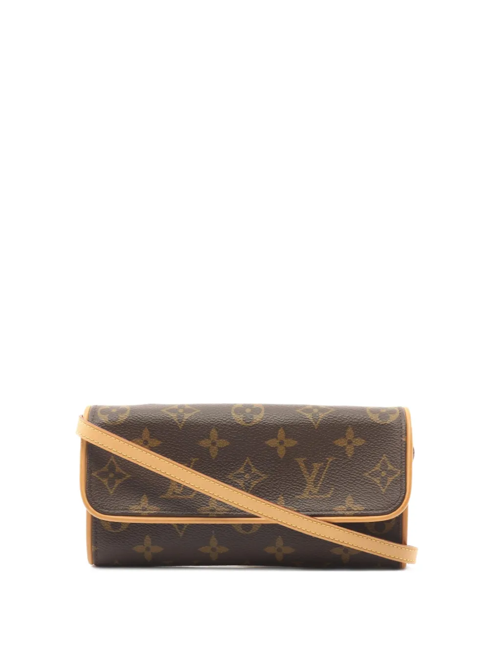 Louis Vuitton Pre-Owned 1998 モノグラム ポシェットツイン PM ショルダーバッグ - ブラウン Louis Vuitton Pre-Owned 1998 モノグラム ポシェットツイン PM ショルダーバッグ - ブラウン
