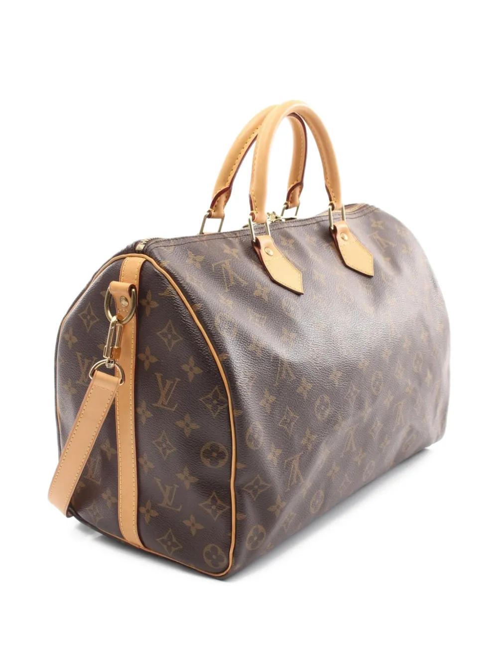 Louis Vuitton Pre-Owned 2014 スピーディ バンドリエール 35 2way ハンドバッグ - ブラウン Louis Vuitton Pre-Owned 2014 スピーディ バンドリエール 35 2way ハンドバッグ - ブラウン