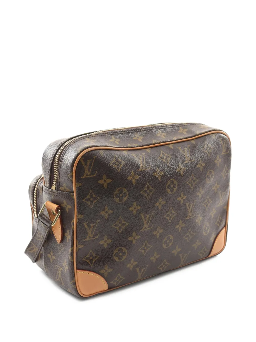 Pre-owned Louis Vuitton 2004 Nil Monogram Shoulder Bag In Brown