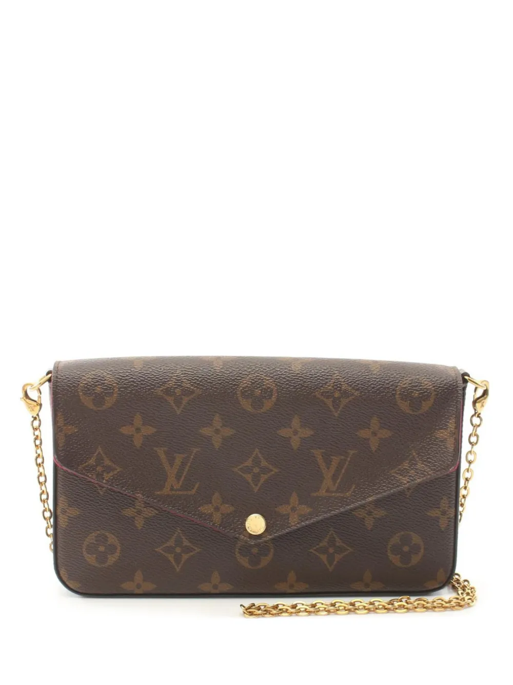 Louis Vuitton Pre-Owned 2020 モノグラム ポシェット フェリシー ショルダーバッグ - ブラウン Louis Vuitton Pre-Owned 2020 モノグラム ポシェット フェリシー ショルダーバッグ - ブラウン
