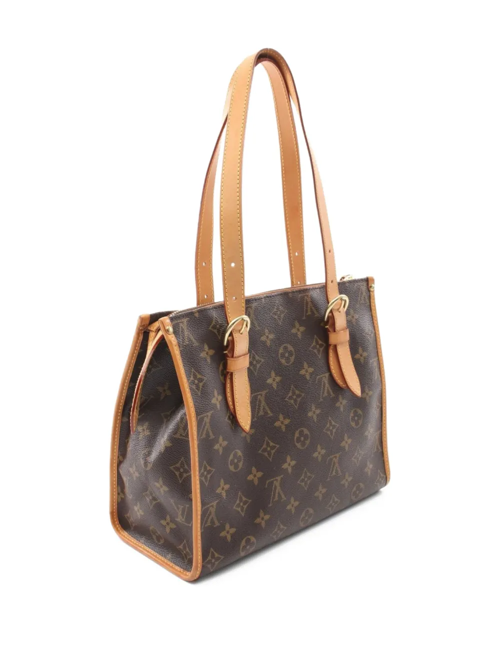 Pre-owned Louis Vuitton 2005 Popincourt Handbag In Brown