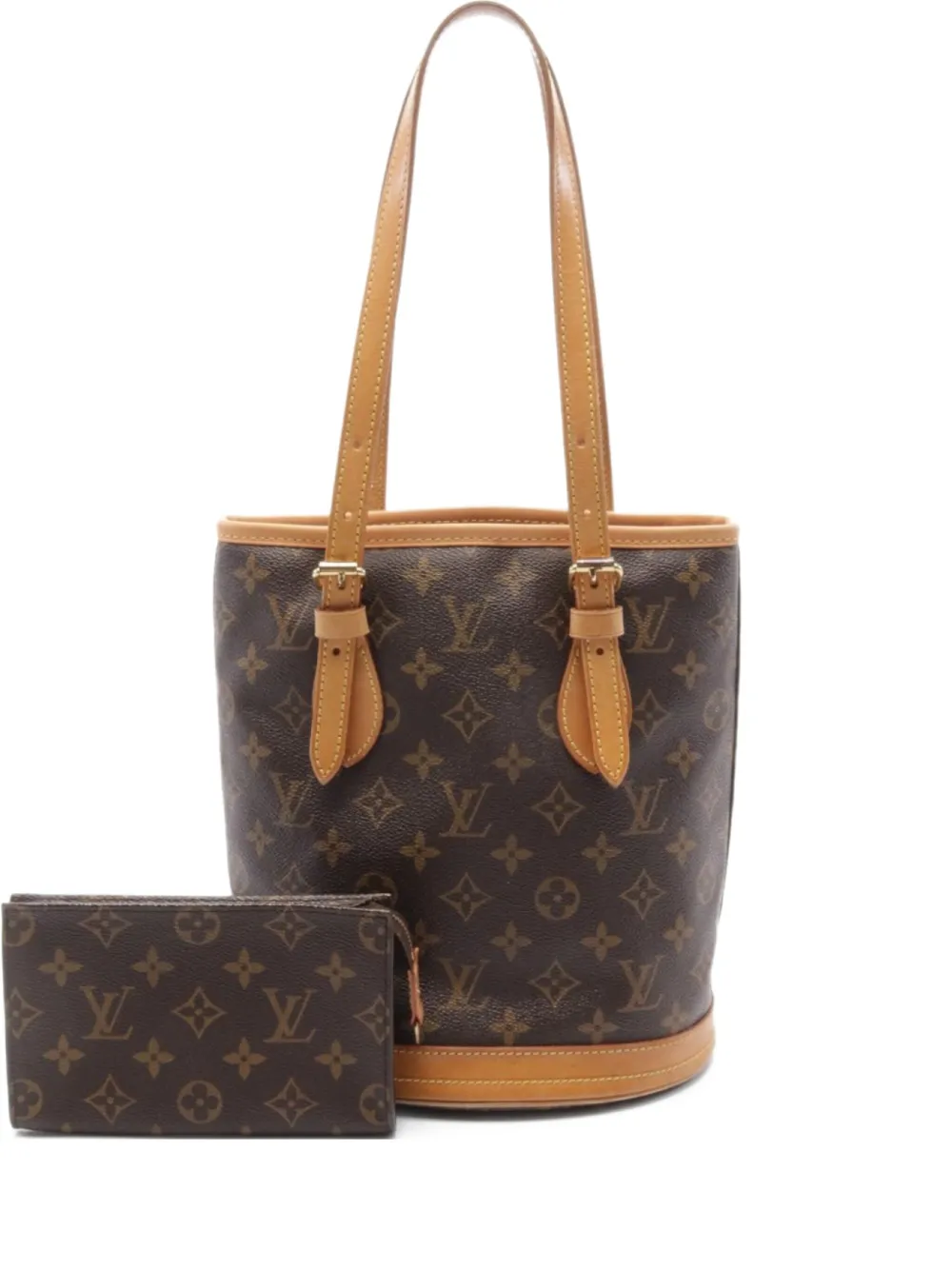 Louis Vuitton Pre-Owned 2010 バケット PM バッグ - ブラウン Louis Vuitton Pre-Owned 2010 バケット PM バッグ - ブラウン