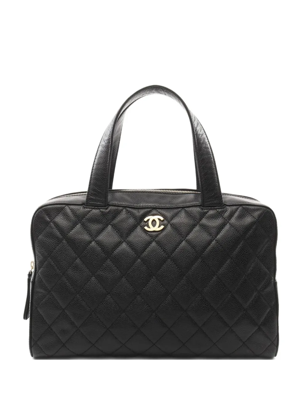 CHANEL Pre-Owned 2000-2002 diamond-quilting tote bag | Black | Image 1