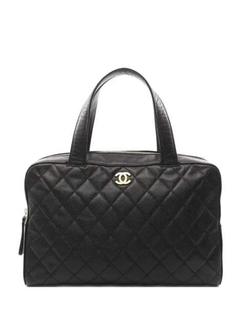 CHANEL Pre-Owned tote con capitonado de rombos 2000-2002