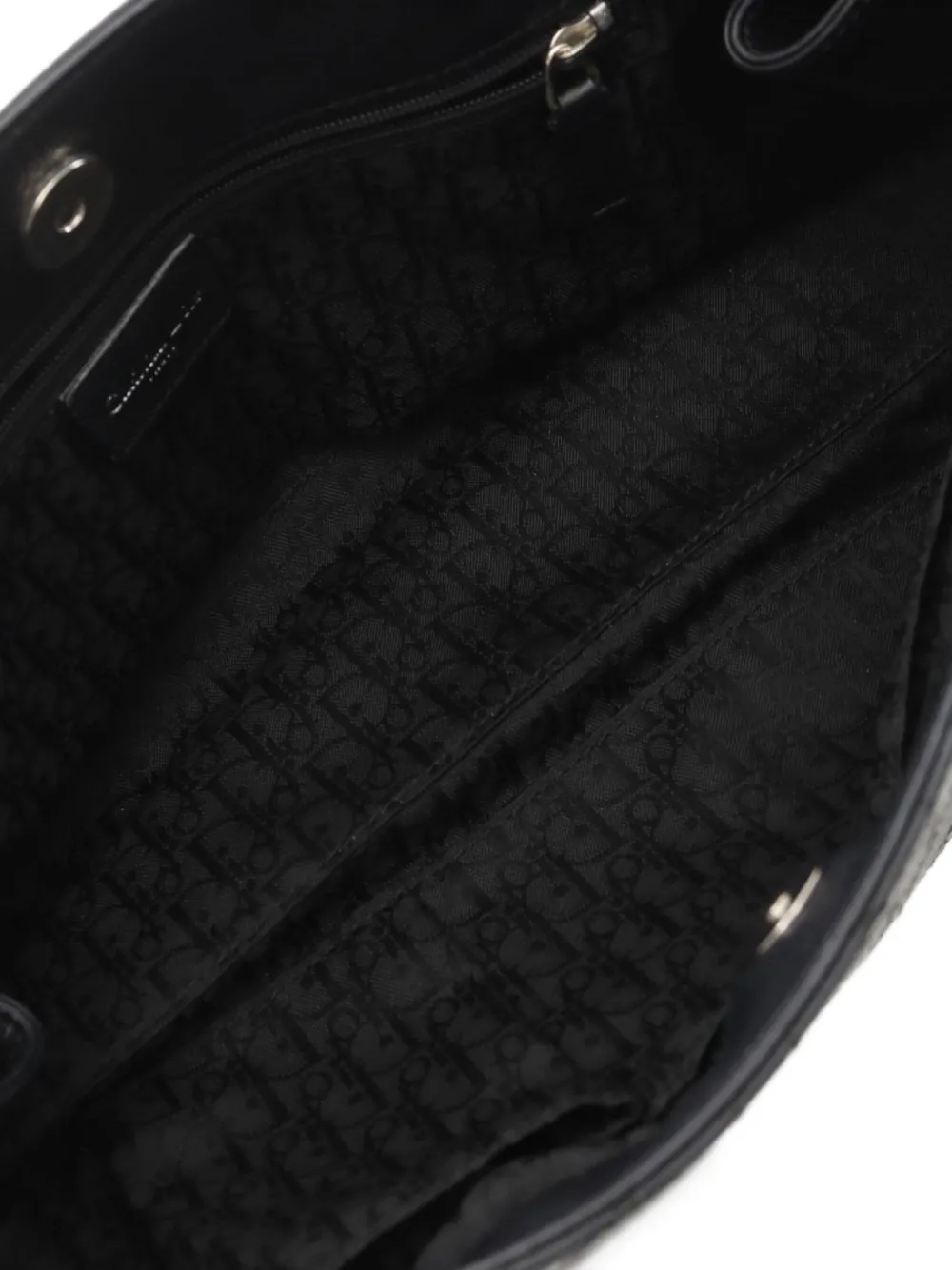 Pre-owned Dior 2000s Canage Tote Bag In Black