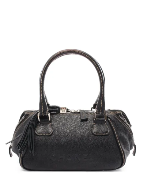 CHANEL Pre-Owned 2003-2004 logo-debossed handbag 