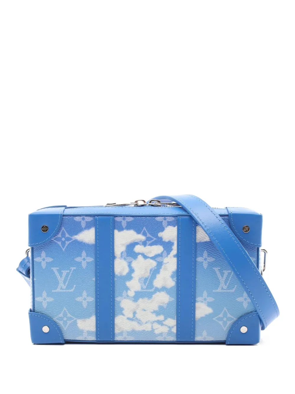 Louis Vuitton Pre-Owned 2020s Monogram-Clouds shoulder bag | Blue | Image 1