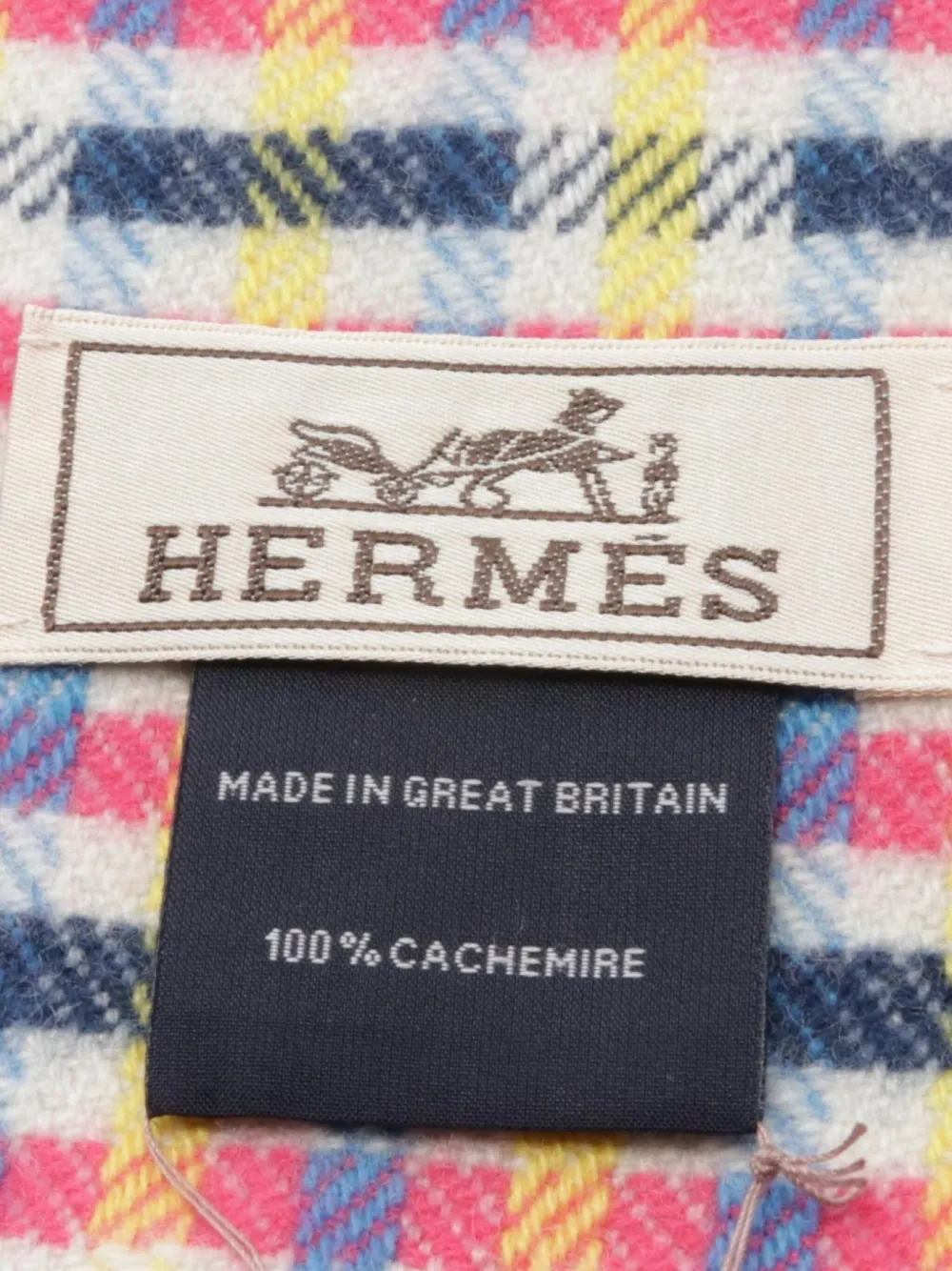 Hermès Pre-Owned mascada Ecossais 2010 | Image 2