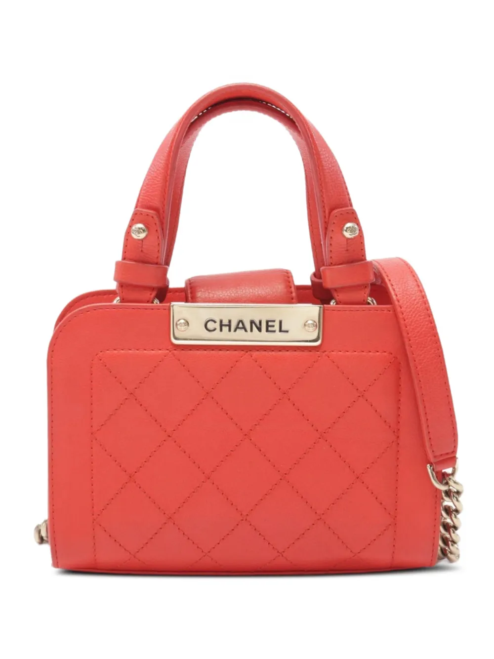 CHANEL Pre-Owned 2016-2017 マトラッセ ショルダーバッグ - レッド CHANEL Pre-Owned 2016-2017 マトラッセ ショルダーバッグ - レッド