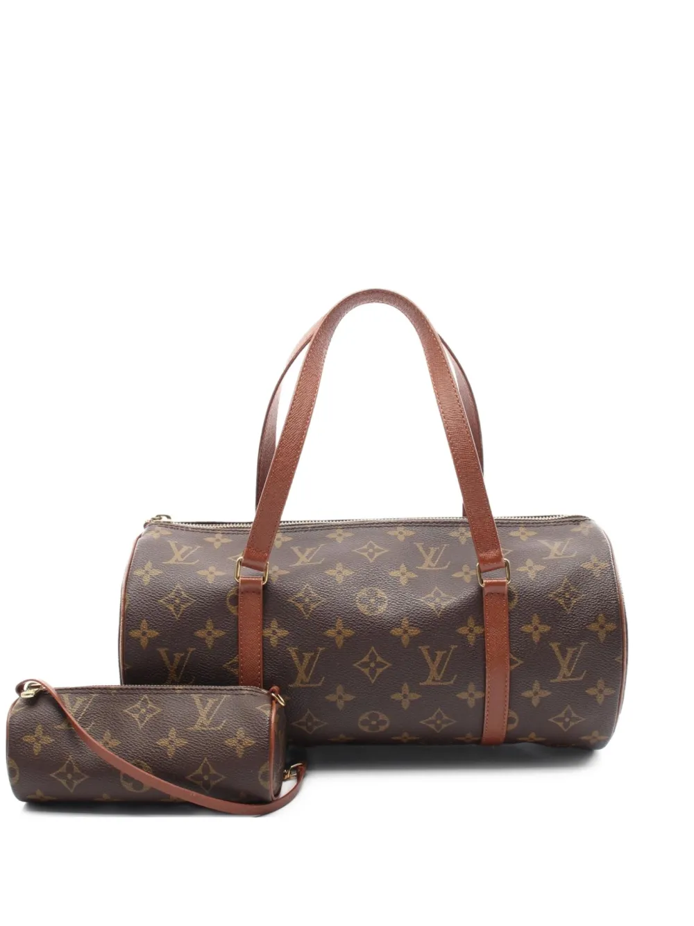 Louis Vuitton Pre-Owned 1993 パピヨン 30 ハンドバッグ - ブラウン Louis Vuitton Pre-Owned 1993 パピヨン 30 ハンドバッグ - ブラウン