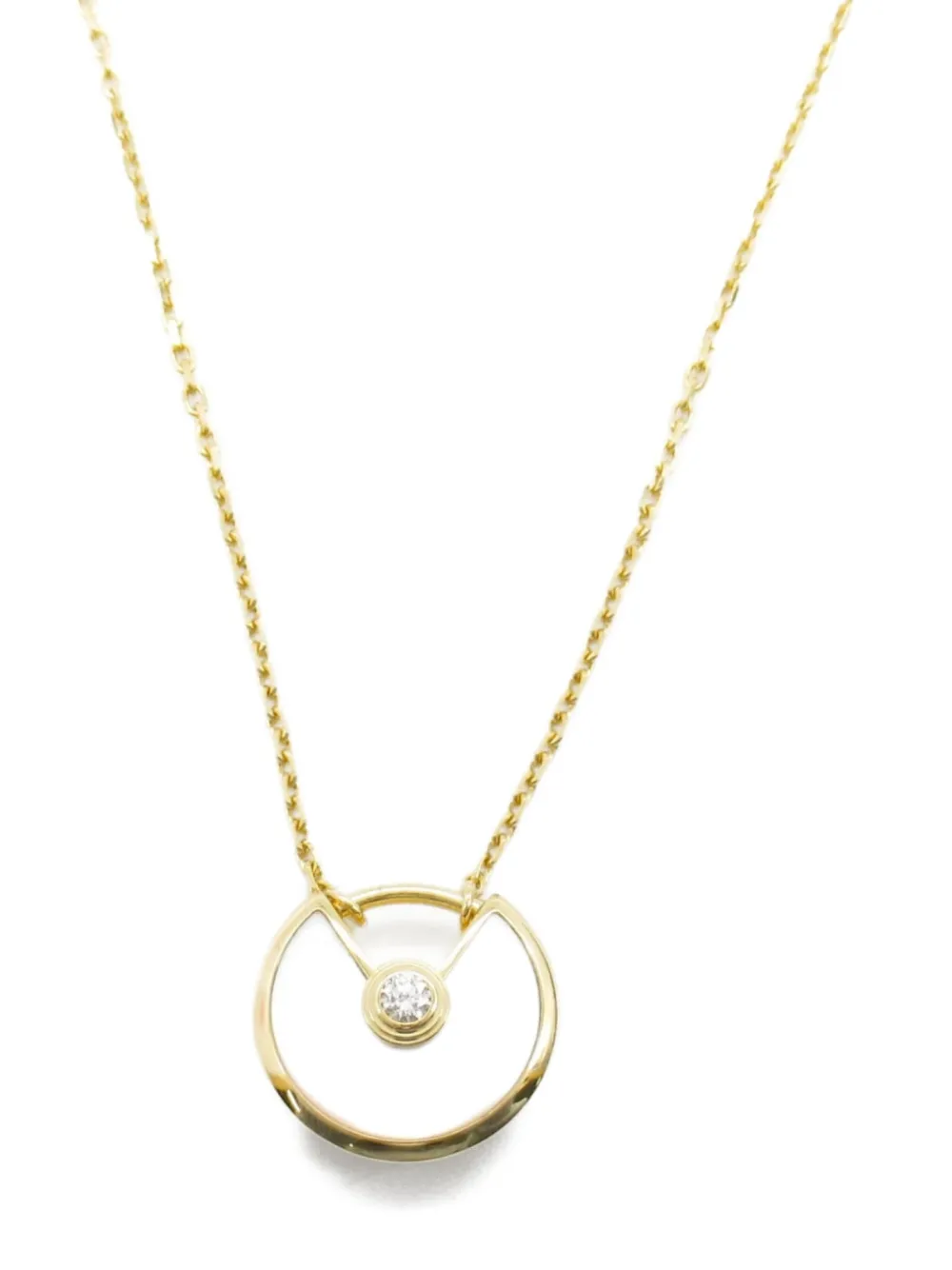 Cartier 2010s アミュレット ドゥ カルティエ ダイヤモンド ネックレス 18Kイエローゴールド - ゴールドトーン Cartier 2010s アミュレット ドゥ カルティエ ダイヤモンド ネックレス 18Kイエローゴールド - ゴールドトーン
