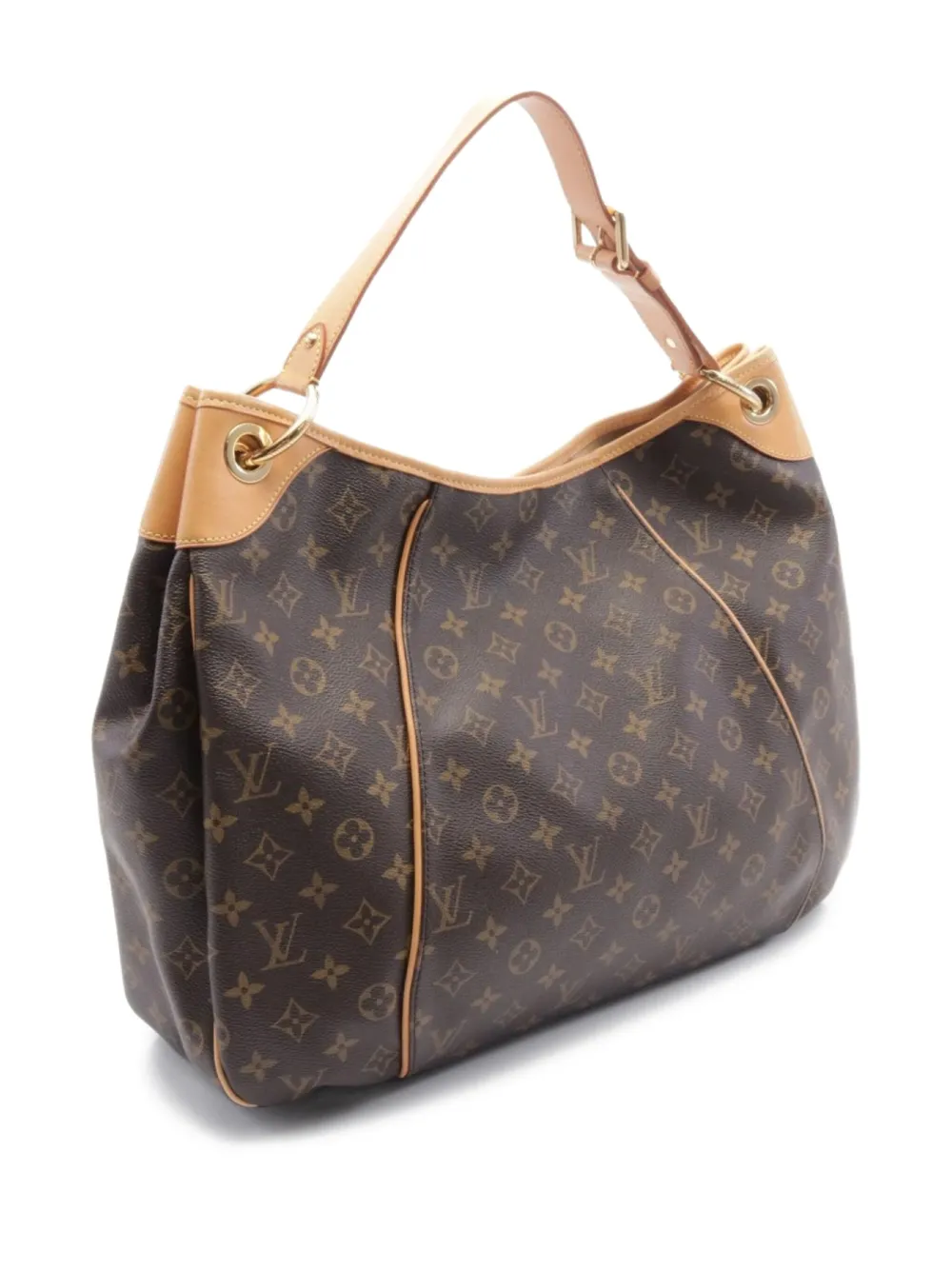 Pre-owned Louis Vuitton 2008 Galliera Gm Handbag In Brown
