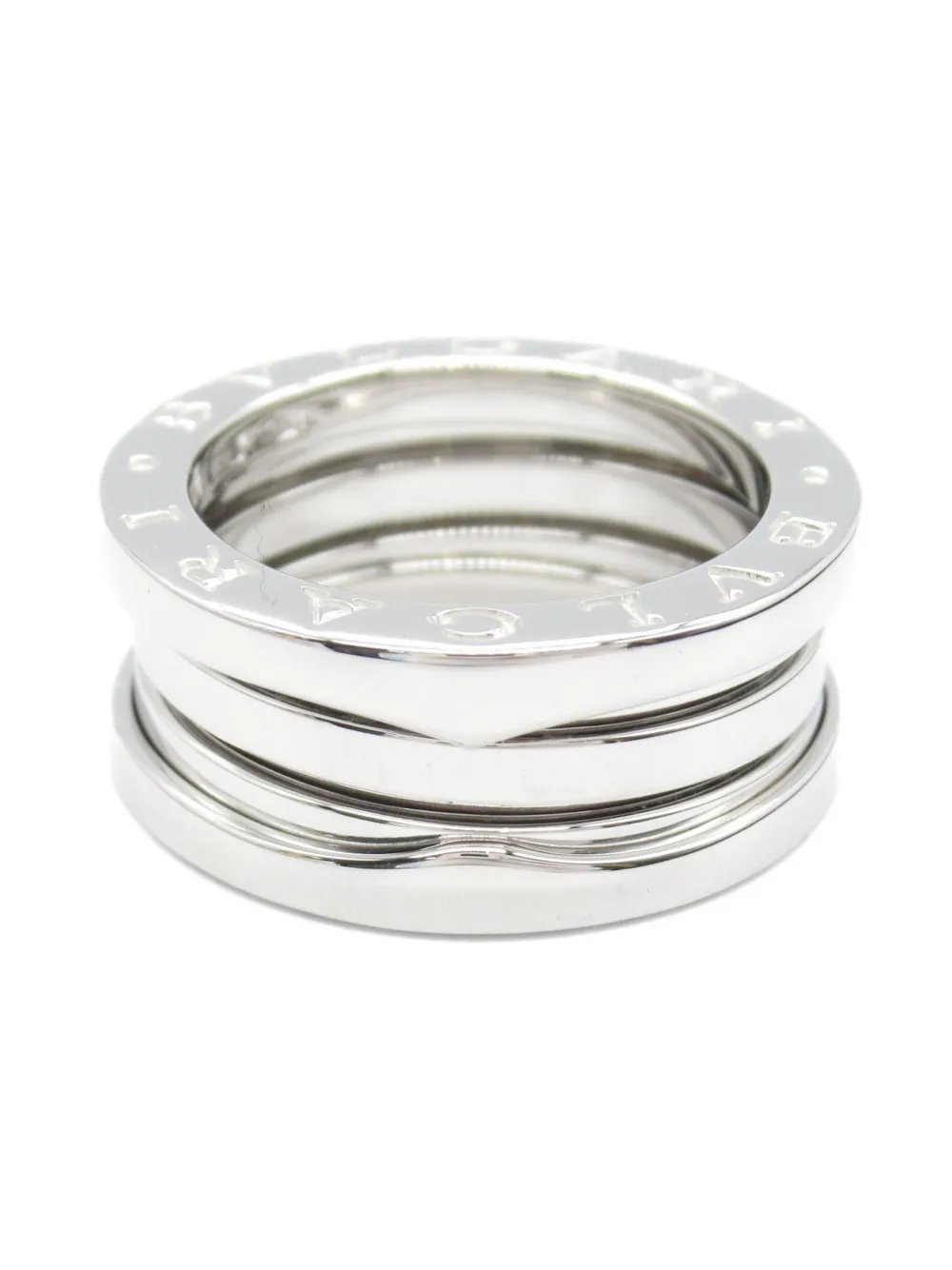Bvlgari Pre-Owned anillo B.Zero1 en oro blanco de 18kt 2010 | plateado | Image 1