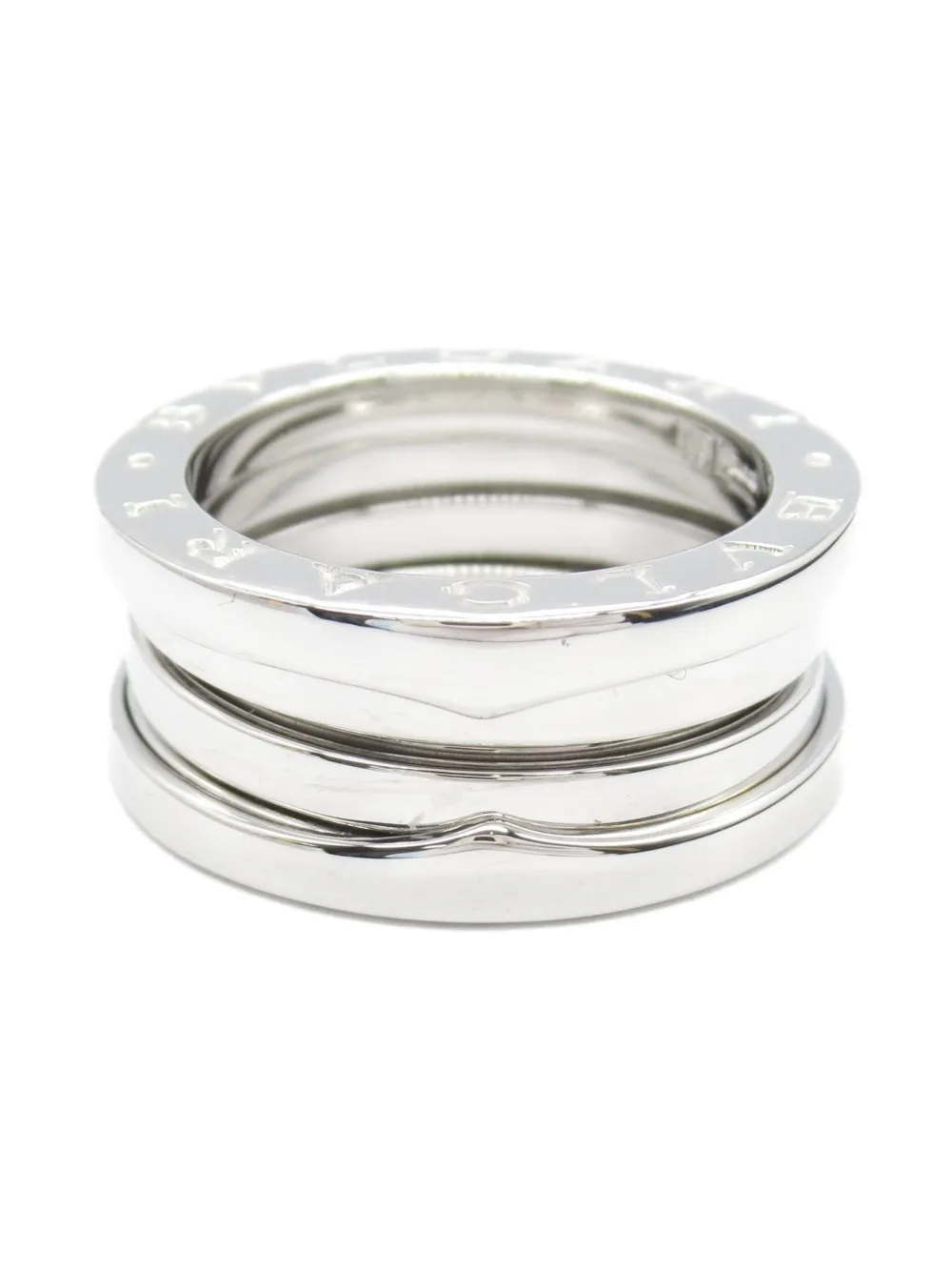 Bvlgari Pre-Owned anillo B.Zero1 en oro blanco de 18kt 2010 | Hombre | Image 2