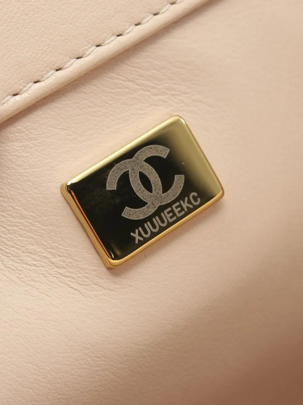 Pre-owned Chanel 2001 Double Flap Shoulder Bag In Neutrals