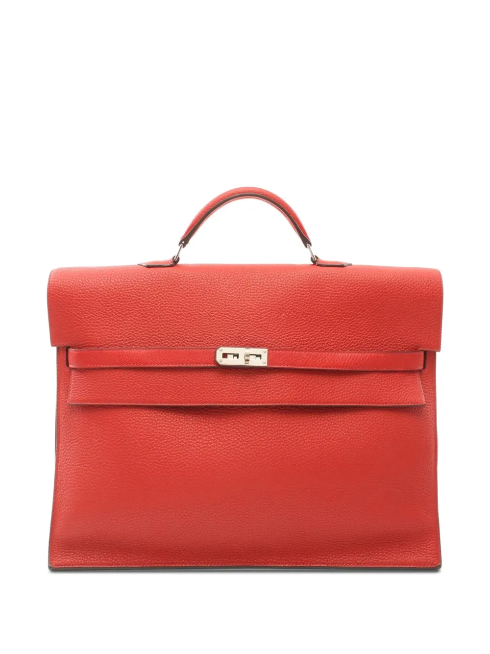 Hermès Pre-Owned 2012 Kelly デペッシュ 38 ビジネスバッグ - レッド Hermès Pre-Owned 2012 Kelly デペッシュ 38 ビジネスバッグ - レッド