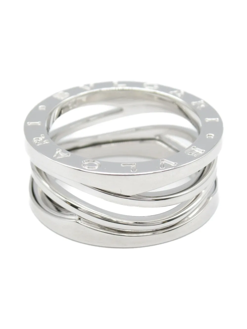 Bvlgari Pre-Owned anillo B.Zero1 en oro blanco de 18kt 2010 | Hombre | Image 2