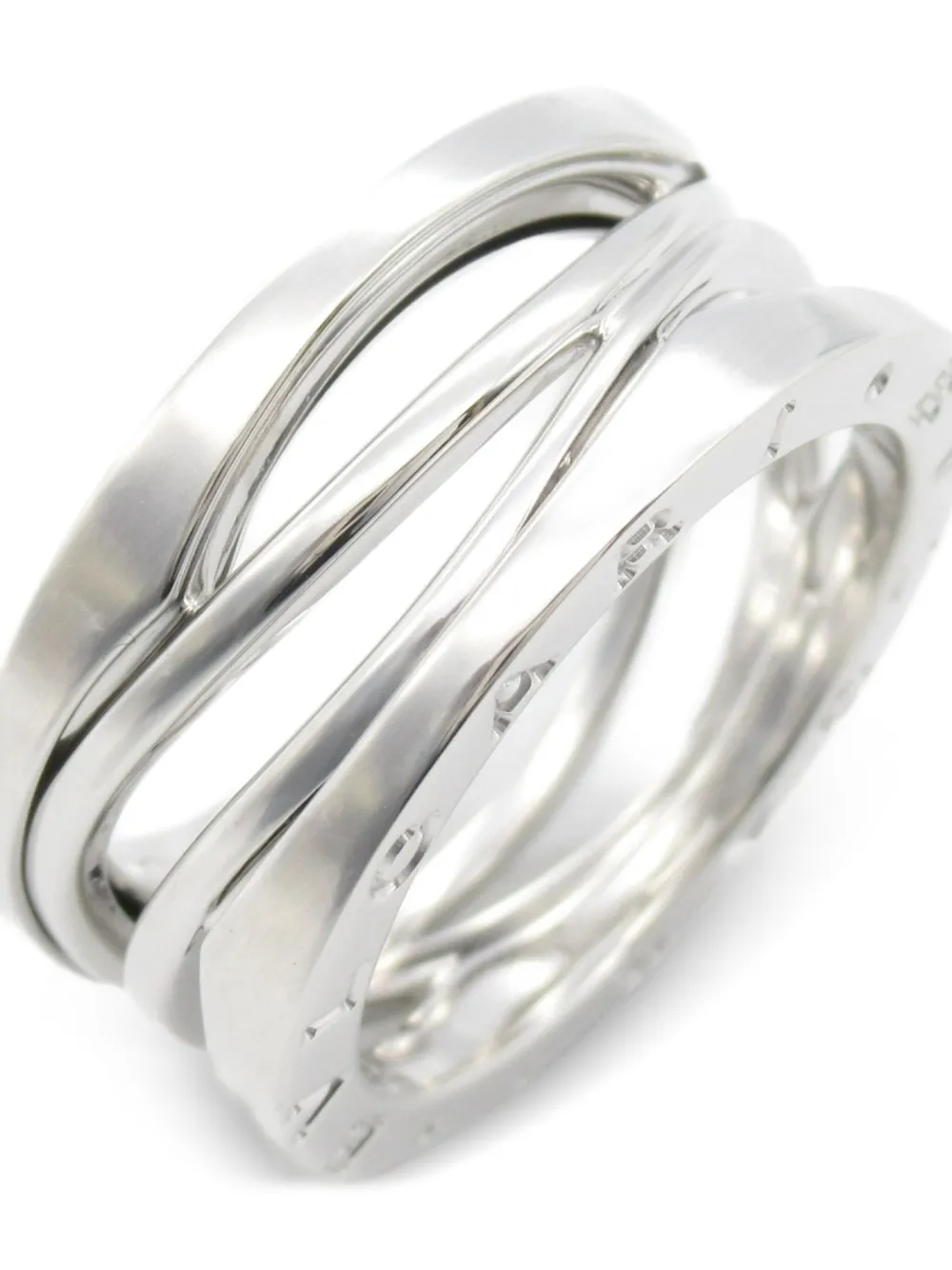 Bvlgari Pre-Owned anillo B.Zero1 en oro blanco de 18kt 2010 | plateado | Image 1
