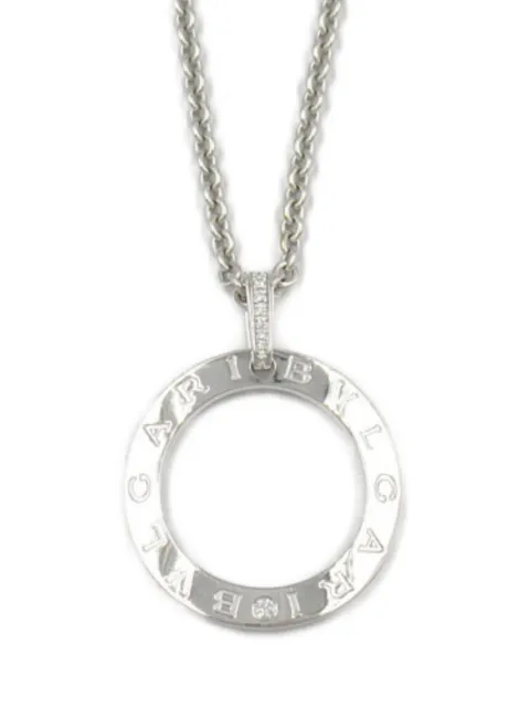 Bvlgari Pre-Owned collar Sautoir en oro blanco de 18kt con diamante 2010