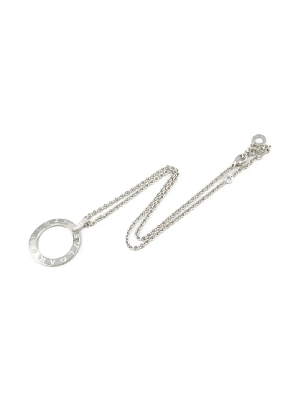 Bvlgari Pre-Owned 2010s 18K white gold Sautoir diamond necklace | Image 2
