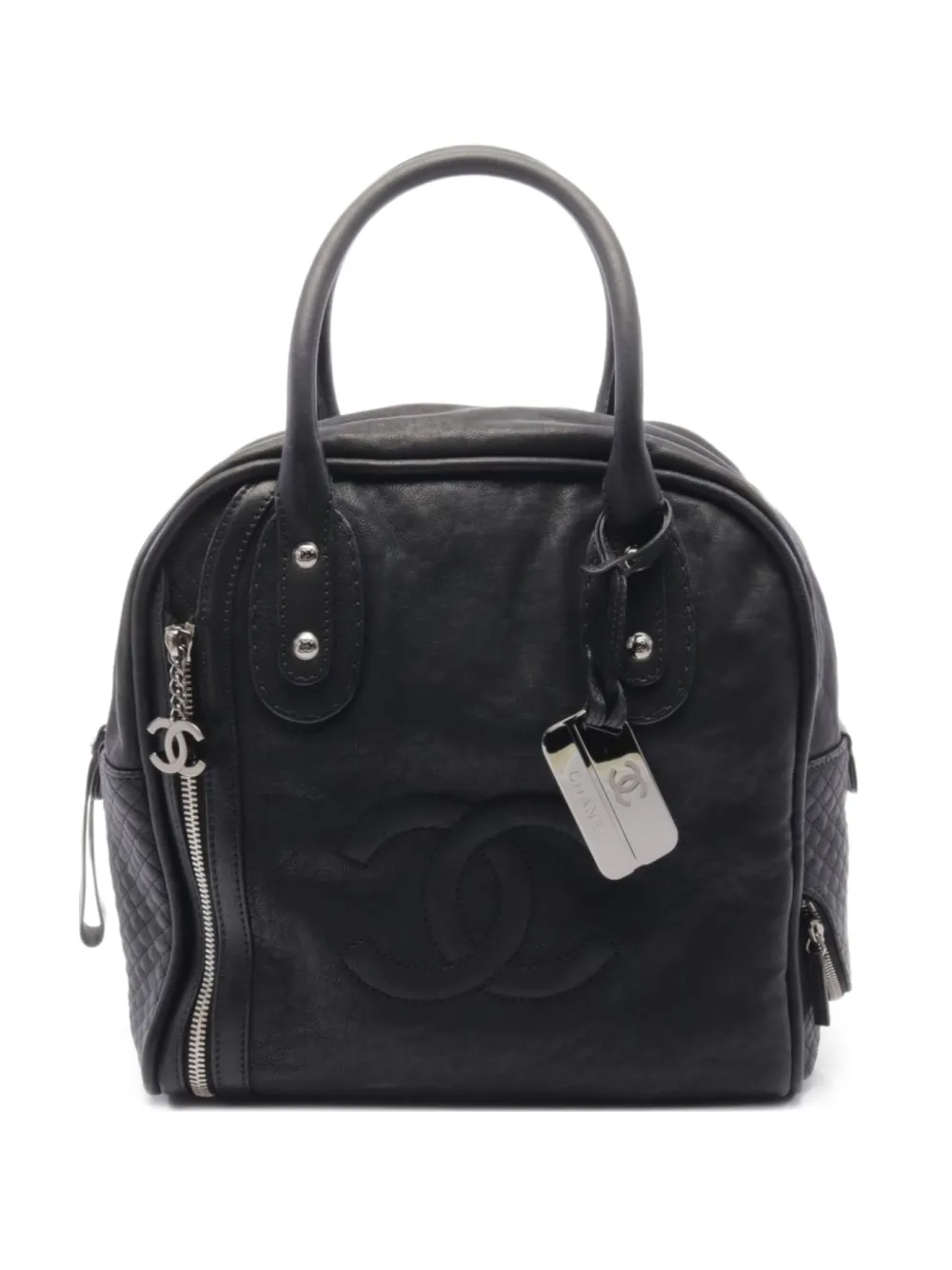 CHANEL Pre-Owned 2006-2008 Coco Mark Bowling handbag | Black | Image 1
