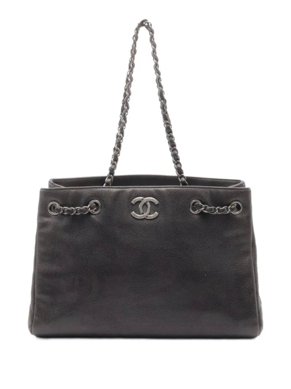 CHANEL Pre-Owned 2016-2017 Mark ショルダーバッグ - グレー CHANEL Pre-Owned 2016-2017 Mark ショルダーバッグ - グレー