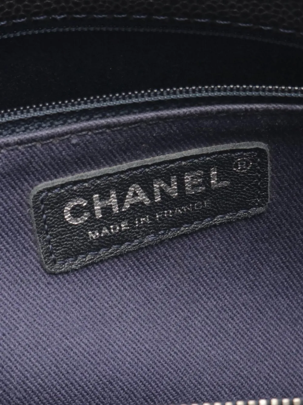 Pre-owned Chanel 2016-2017 Mark Chain Shoulder Bag In Grey