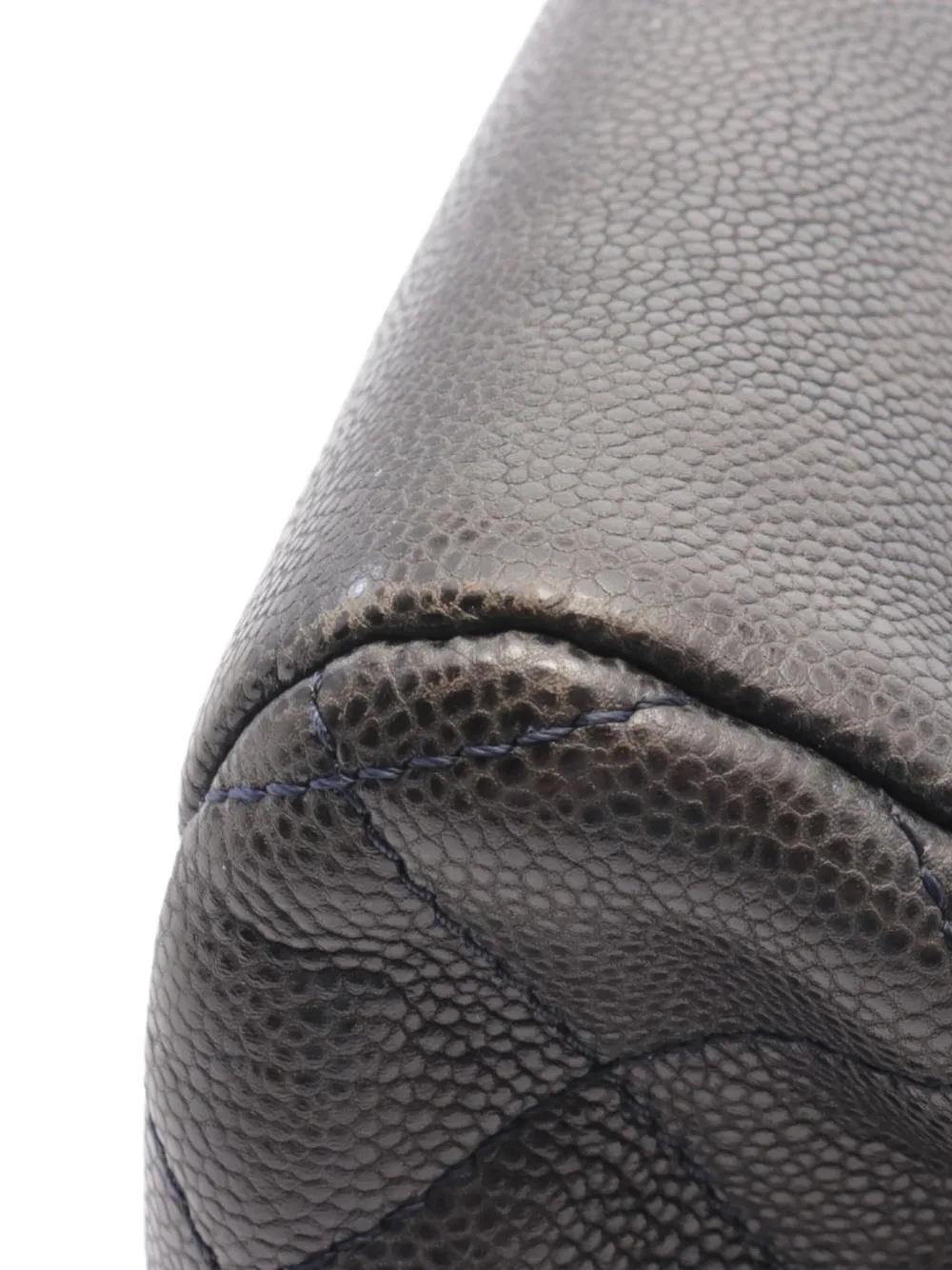 Pre-owned Chanel 2016-2017 Mark Chain Shoulder Bag In Grey
