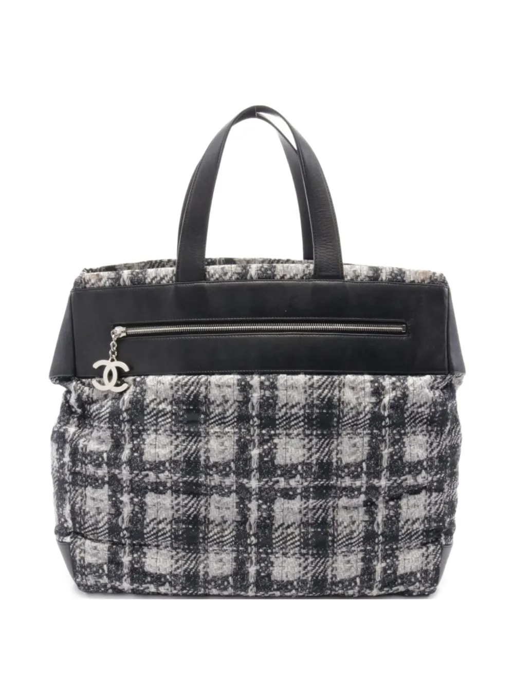 CHANEL Pre-Owned 2013-2014 Coco Mark ハンドバッグ - ブラック CHANEL Pre-Owned 2013-2014 Coco Mark ハンドバッグ - ブラック
