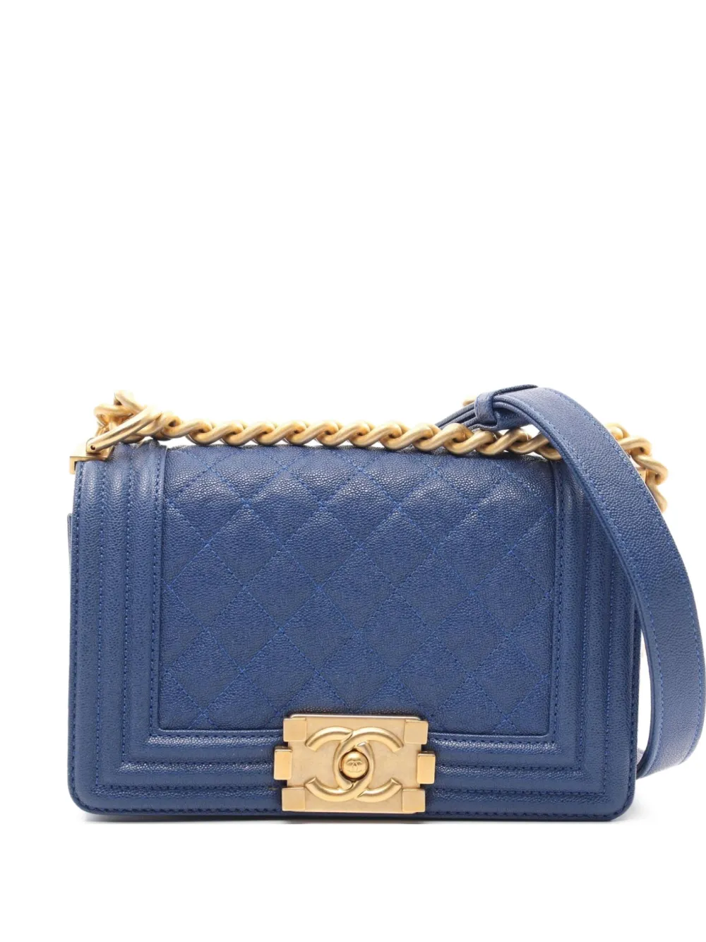 CHANEL Pre-Owned 2017 ボーイ ショルダーバッグ S - ブルー CHANEL Pre-Owned 2017 ボーイ ショルダーバッグ S - ブルー