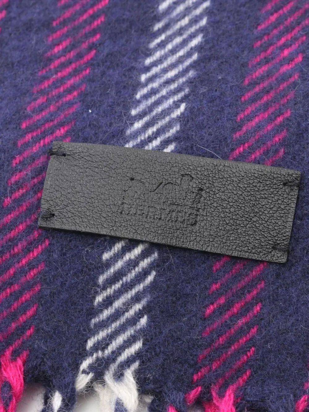 Hermès Pre-Owned 2010s checked scarf | Image 2