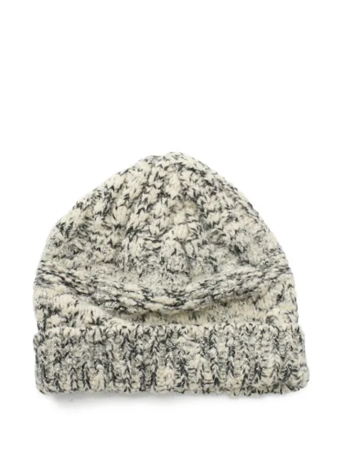 CHANEL Pre-Owned 1986-1988s rhinestone-embellishment beanie