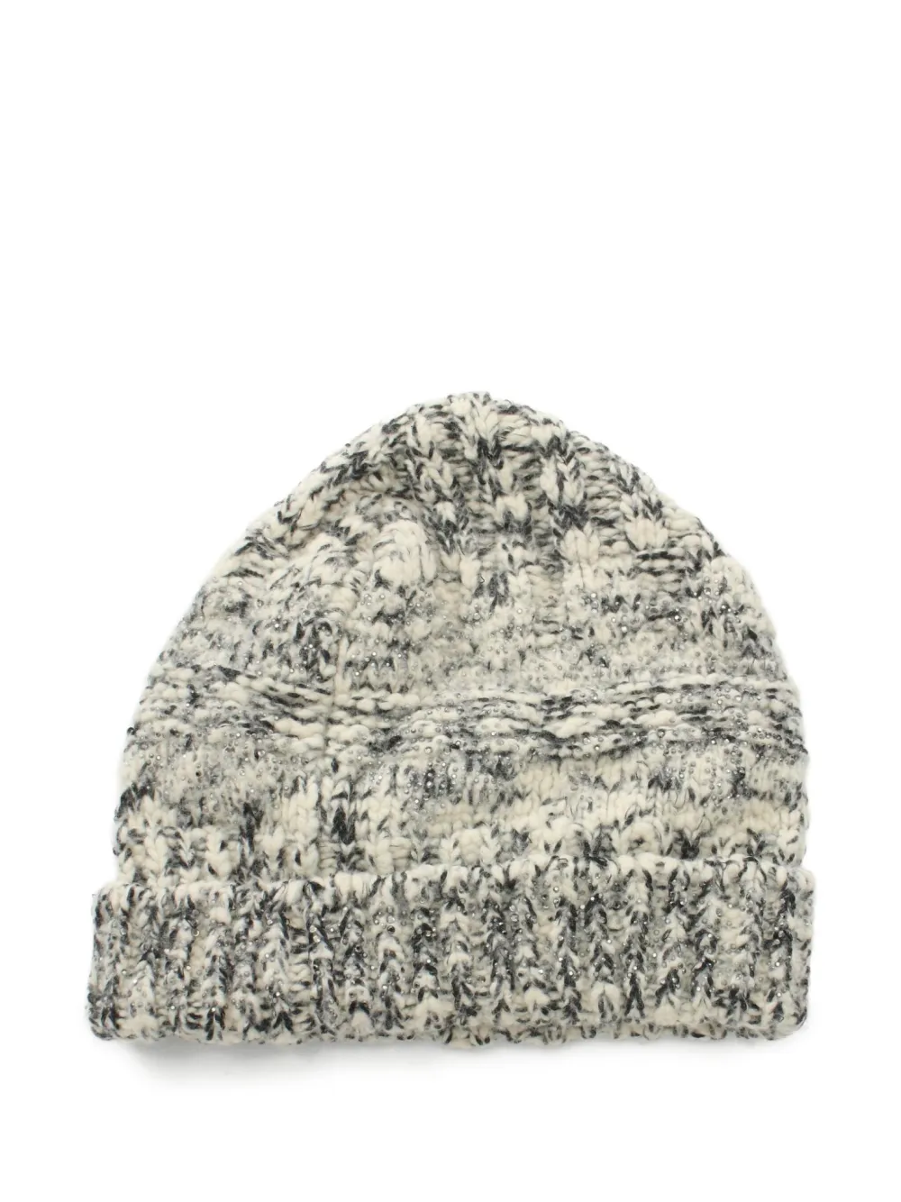 CHANEL Pre-Owned 1986-1988s rhinestone-embellishment beanie | Image 2