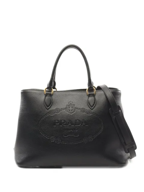Prada Pre-Owned 2010s leather tote bag