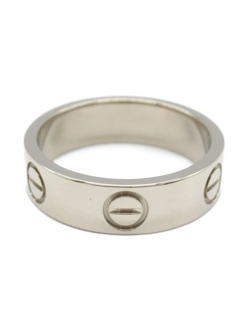 Cartier 2010s Love リング 18Kホワイトゴールド - シルバートーン Cartier 2010s Love リング 18Kホワイトゴールド - シルバートーン