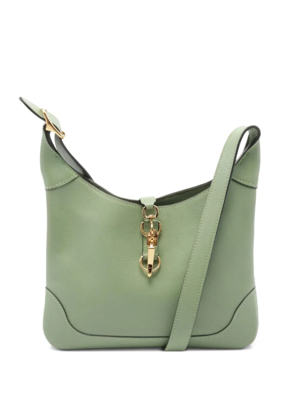 Hermès Pre-Owned 2020 トリム デュオ 24 ショルダーバッグ - グリーン Hermès Pre-Owned 2020 トリム デュオ 24 ショルダーバッグ - グリーン