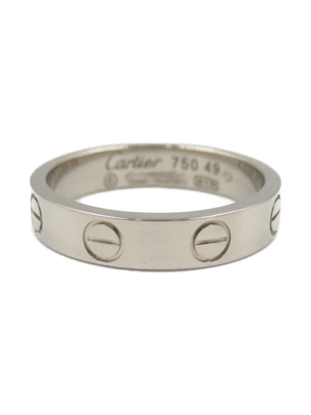 Cartier 18K白金迷你 Love 戒指（2010年代典藏款） | Image 2