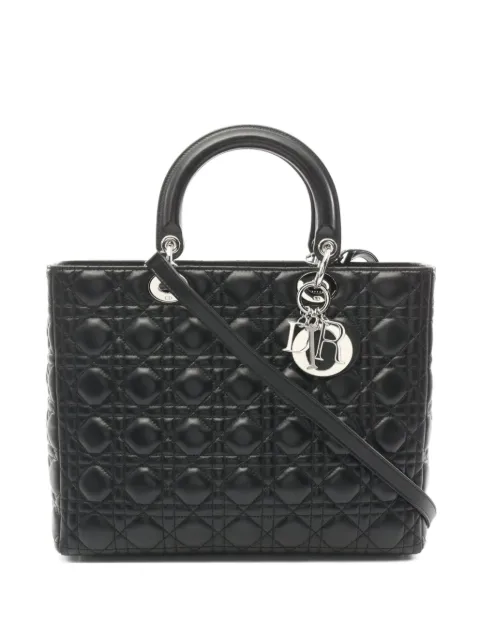 Christian Dior Pre-Owned 2010s Cannage Lady Dior two-way handbag