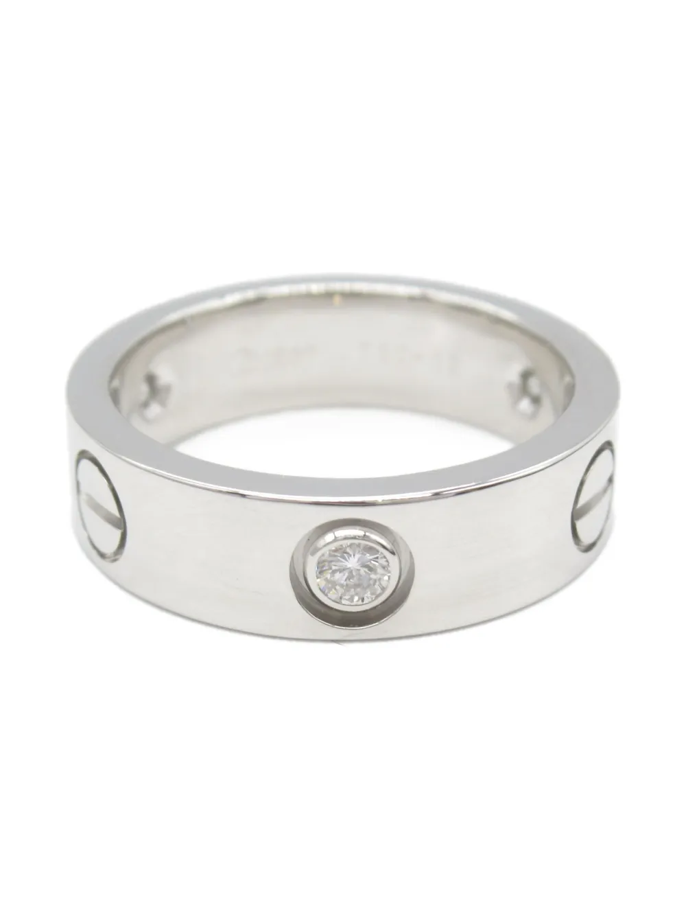 Cartier 2010s Love ダイヤモンド リング 18Kホワイトゴールド - シルバートーン Cartier 2010s Love ダイヤモンド リング 18Kホワイトゴールド - シルバートーン